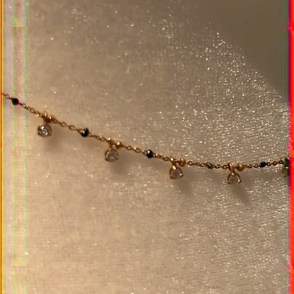 NWT Anthropologie black stone necklace - Picture 10 of 12